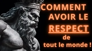 ÊTRE RESPECTÉ par Tout le Monde | 10 Leçons Stoïciennes pour Gérer le Manque de Respect.