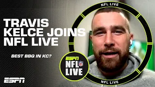 What are the best BBQ places in Kansas City? 🍖 Travis Kelce ANSWERS 😳 | NFL Live