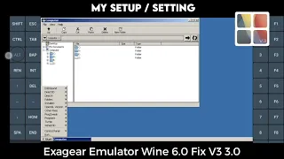 My Setup Exagear Emulator Wine 6.0 Fix V3 3.0 by Alien