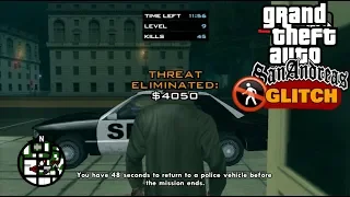 GTA San Andreas (Remastered / Mobile Port Version) Vigilante Glitch - 12 Levels Easy