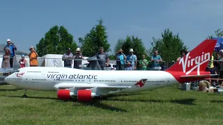 Giant Boeing 747 RC Turbine Model Airliner together with 2x Concord RC Jets all 4x turbine powered⚠️