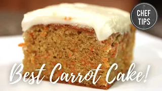 Carrot Cake Recipe -  Chef Tips