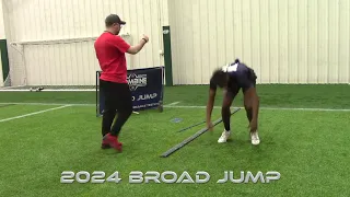 2024 National Scouting Combine Broad Jump