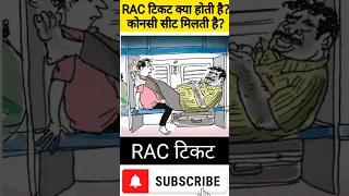 RAC टिकट क्या होती है? #shorts #shortsvideo #trainticket #train #hindi #railsewa #youtubeshorts