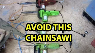 Harbor Freight Electric Chainsaw Reviews! (unsponsored)