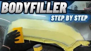 How to properly use body filler( bondo) for long lasting dent repair.