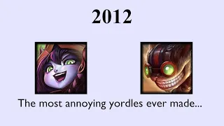 Evolution of Yordle Champions...