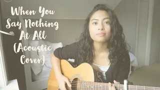 When You Say Nothing At All (Acoustic Cover)