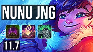 NUNU & WILLUMP vs LILLIA (JUNGLE) | 3/0/11, Rank 3 Nunu, 1300+ games | NA Challenger | v11.7