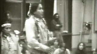 Pipe Ceremony (part-1) - Leonard Crow Dog & Wallace Black Elk  - Trail of Broken Treaties, 1972