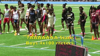 7AAAAAAA Boys 4x100 meters 2023 State Championship
