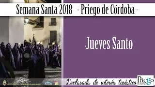 Semana Santa 2018-Priego de Córdoba-Jueves Santo "La Columna"