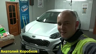 Kia Sportage 2020 года с хорошей сигналкой.