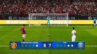 Manchester United vs PSG | UEFA Champions League FINAL Penalty Shootout eFootball Messi vs Ronaldo