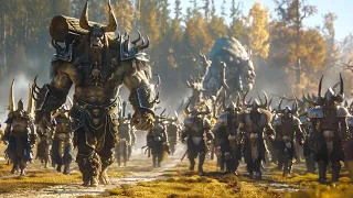 HUMANITY ARMY Great Wall Defenses vs 4,000,000 BEASTMEN & GIANTS - Ultimate Epic Battle Simulator 2