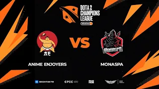 Anime Enjoyers vs MonaspA, Winline D2CL Season 15, bo3, game 2 [Mortalles & .Ark]