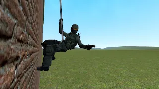 #43 Обзор модов Garry's Mod. Rappel Mod, или, мод который все ищут, но находят Ninja Rope