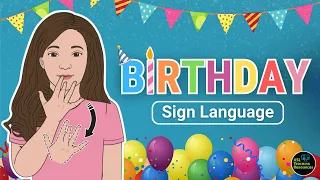 Sign Language Vocabulary - How to sign the Happy Birthday Song (ASL)