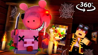 Can YOU Escape Piggy in 360! - Horror Minecraft VR Video