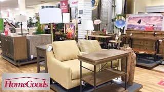 HOMEGOODS FURNITURE ARMCHAIRS CONSOLES TABLES HOME DECOR ART SHOP WITH ME SHOPPING STORE WALKTHROUGH