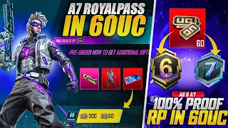 A7 Royal Pass in 60 Uc 💯 | Trick To Get Royal Pass in 60 Uc | Best Trick Ever |PUBGM