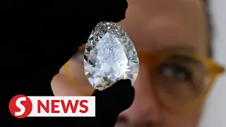 Largest white diamond to ever hit the auction block