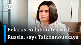 Tsikhanouskaya: "Without a free Belarus there will be a constant threat to Ukraine" | DW Interview