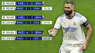 Real Madrid Greatest  Comebacks In 2022