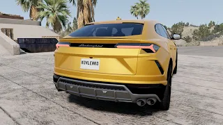 BeamNG Drive | Lamborghini Urus | Steering Wheel Gameplay