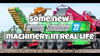 some new Farming Simulator 22 machinery in real life