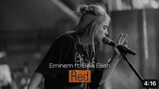 Eminem ft. Billie Eilish - Red (mashup) lyrics