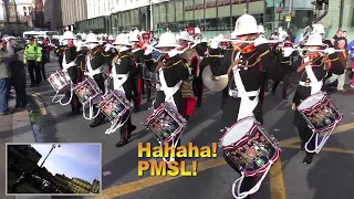 HM Royal Marines Band - Freedom of Glasgow 2014 -"Get Out The Way!"