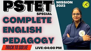 PSTET SPECIAL | COMPLETE ENGLISH PEDAGOGY | CLASS-7 | BY POOJA MAM |