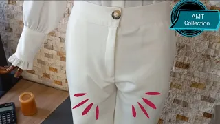 ✅️ How to fix wrinkles on pants between legs.Sewing trick AMT Collection @TaylorSwift