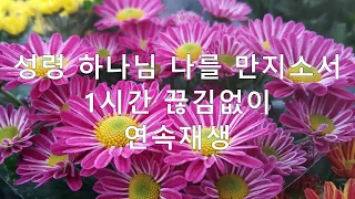 성령 하나님 나를 만지소서/ 성령하나님 임하소서/  한시간 연속재생 / 끊김없이 편집/ ccm/복음송/찬양