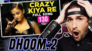 Crazy Kiya Re - Dhoom:2 | Aishwarya Rai, Hrithik Roshan, Sunidhi Chauhan, Pritam, Sameer (REACTION!)