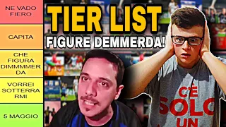 TIER LIST CON LE PIU' GRANDI FIGURE DEMMMERDA DELLA STORIA DELL'INTER - SICKWOLF e LUCA MASTRANGELO