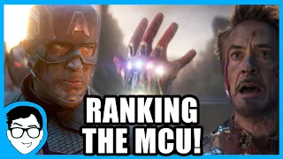 RANKING THE MCU! Is ENDGAME my #1 Marvel movie?