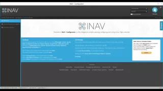 Install INAV Configurator and flash INAV firmware to flight controller