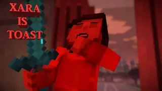 Minecraft: Story Mode Season 2 Episode 5 | Above and Beyond - Xara is Toast! MDK Scene
