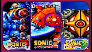 Sonic Advance Trilogy - All Final & Ex Boss Encounters - No Damage