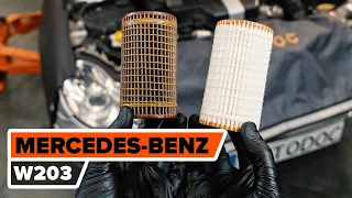 Comment remplacer filtre à huile et huile moteur sur MERCEDES-BENZ W203 Classe C [TUTORIEL AUTODOC]