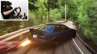 BMW E36 Over excited and then... - Assetto Corsa VR/4K