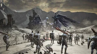 Soul of Cinder & Black Knights VS Nameless King & Serpent-Men