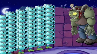 9999 Snow Pea vs Dr.Zomboss Epic Hack Plants vs Zombies Fusion