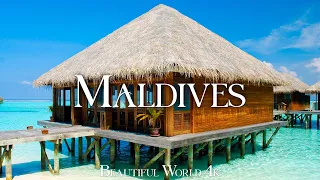 Resorts In The Maldives 4K Scenic Relaxation Film - Inspiring Cinematic Music - Travel Nature