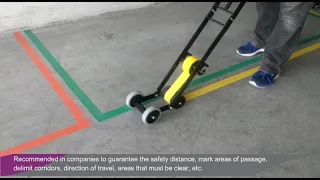 3M™ FLOOR MARKING TAPE APPLICATOR - MARKING TAPE DISPENSER TROLLEY