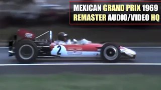 [HQ] F1 1969 Mexican Grand Prix Highlights (Hulme, Ickx, Brabham) [REMASTER AUDIO/VIDEO]