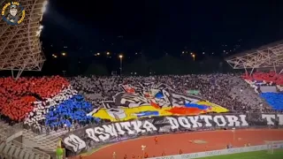 Hajduk Split - Dinamo Zagreb 04.03.2020 Torcida Split choreo & pyro