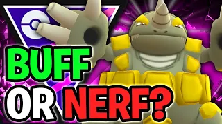 BETTER THAN BEFORE? *MUD SLAP* RHYPERIOR GOT BUFFED AND NERFED IN THE MASTER LEAGUE | GBL